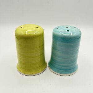 CITRUS GROVE  Salt and Pepper Shaker Set Hand Hand Painted RARE